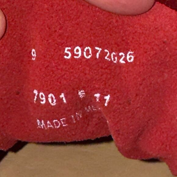 Left Shoe Only Amputee Brooks Brothers Suede Chukka Boot Red Men's 9 - Picture 6 of 7